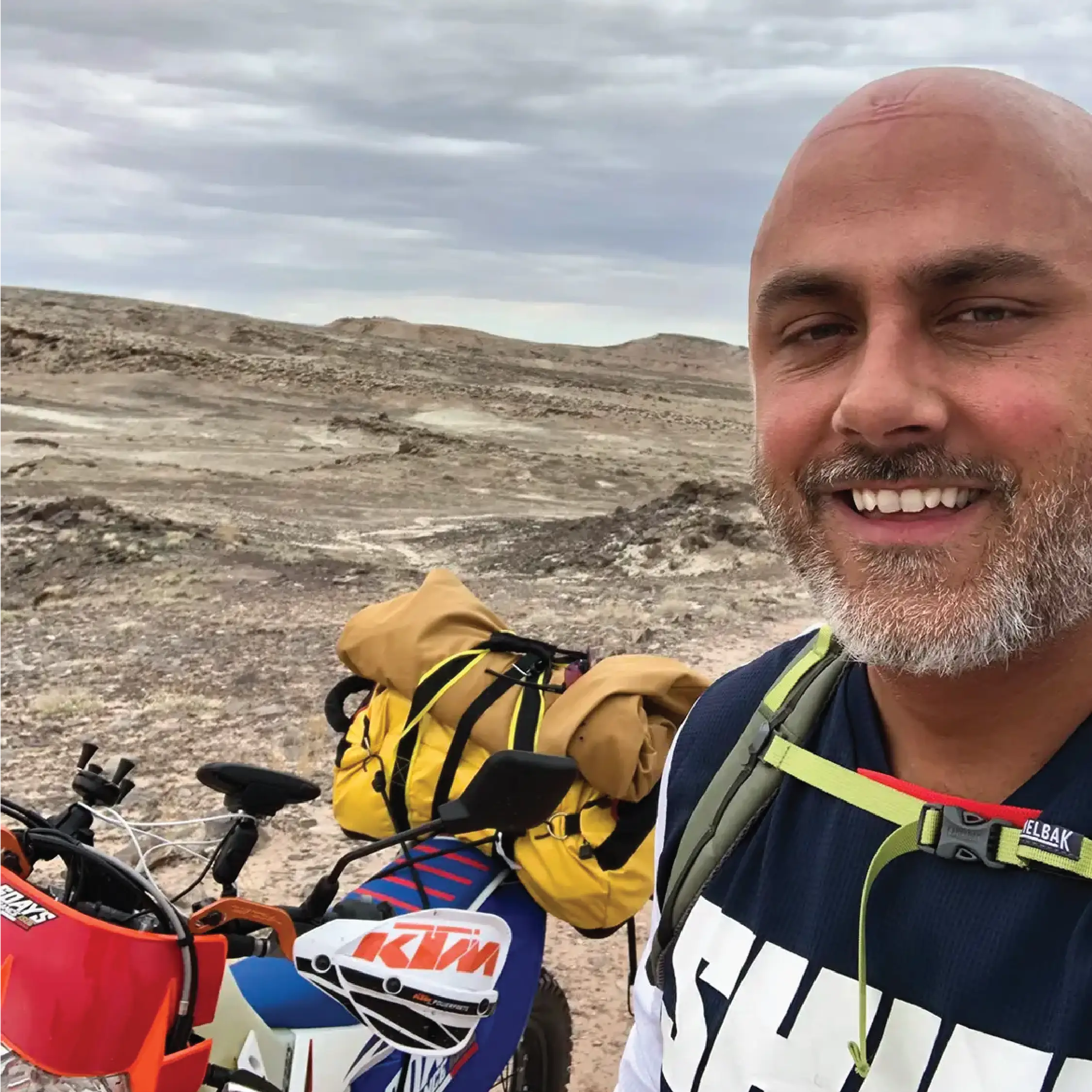 Greg Clement riding across America